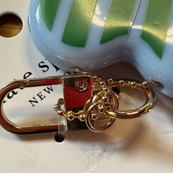 Striped Heart Coin Purse Bag Charm - kate spade new york x Target, Green/Blue - Picture 10 of 10